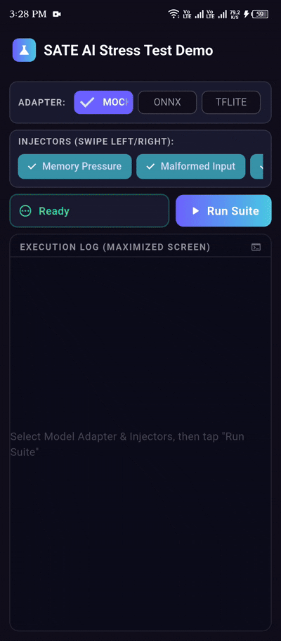 SATE AI Fault Detection Demo